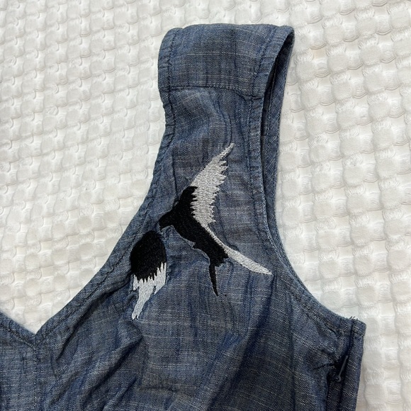 eShakti Women's Birds Eye View Midi Dress - Picture 5 of 11